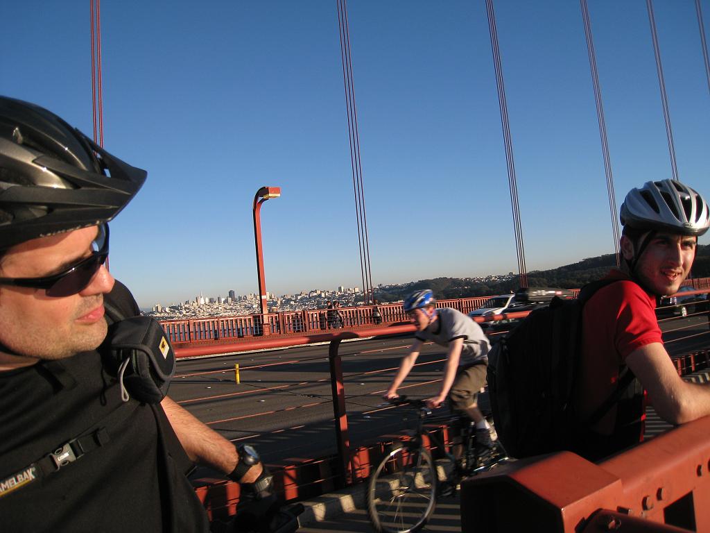 IMG_1961 Ergin and Dincer on Golden Gate Bridge
